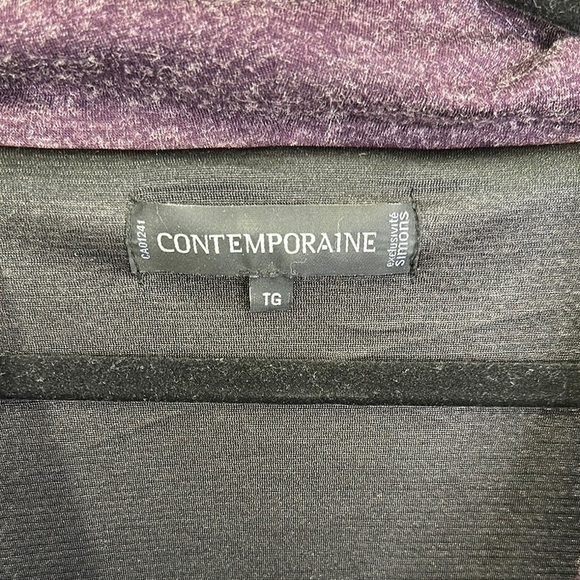 Simons Purple Cowl Neck Dress - Picture 3 of 5